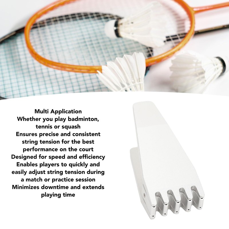 Badminton String Clamp Portable Racket String Tension Clamp Clamp 30lb