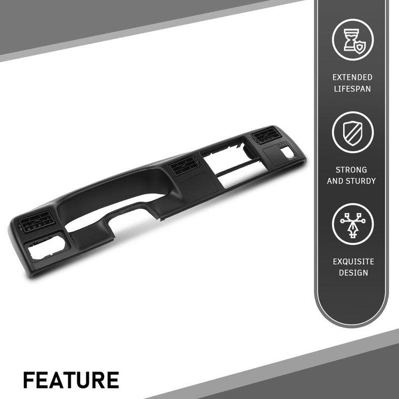 Dash Bezel Radio Cluster Trim Panel, Compatible with Ford F250