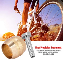 Disc Brake Olive Insert, 10 Set Olive Connector and Insert Bike Disc Brake Hose Olive Connecting Insert Set Replacement Part(BH90)