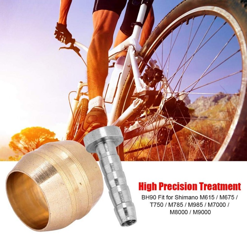 Disc Brake Olive Insert, 10 Set Olive Connector and Insert