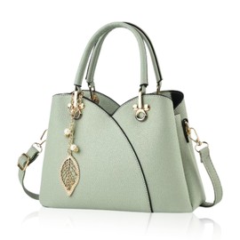DESAFIANTE Women's Shoulder Bag, Shoulder Bag, Handbag, Cross-body, PU Leather, green