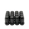 Unbranded 20 Black 12x1.50 Spline Locking Lug Nuts w/Key Fits