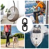 Antrader M5 Double Ended Swivel Eye Hook,6Pcs Eye to Eye
