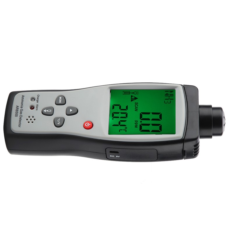 SMART SENSOR AR8500 Ammonia Gas Detector Handheld Digital LCD NH3