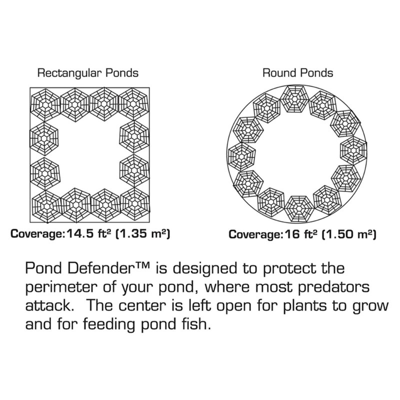 Bird B Gone Pond Defender (12 Pack) - Floating Koi