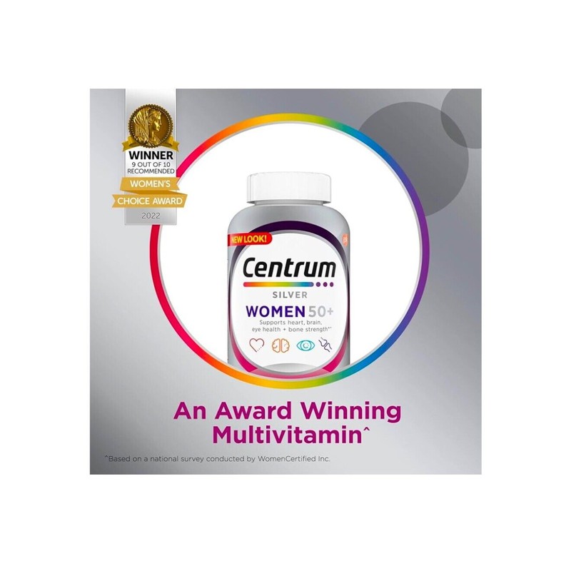Centrum Silver Women 50+ Multivitamin - 275 Tablets
