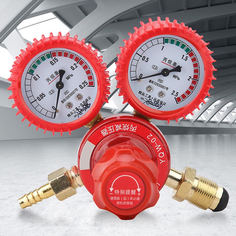 YQW‑02 Zinc Alloy Propane Pressure Gauge Welding Cutting Parts Propane