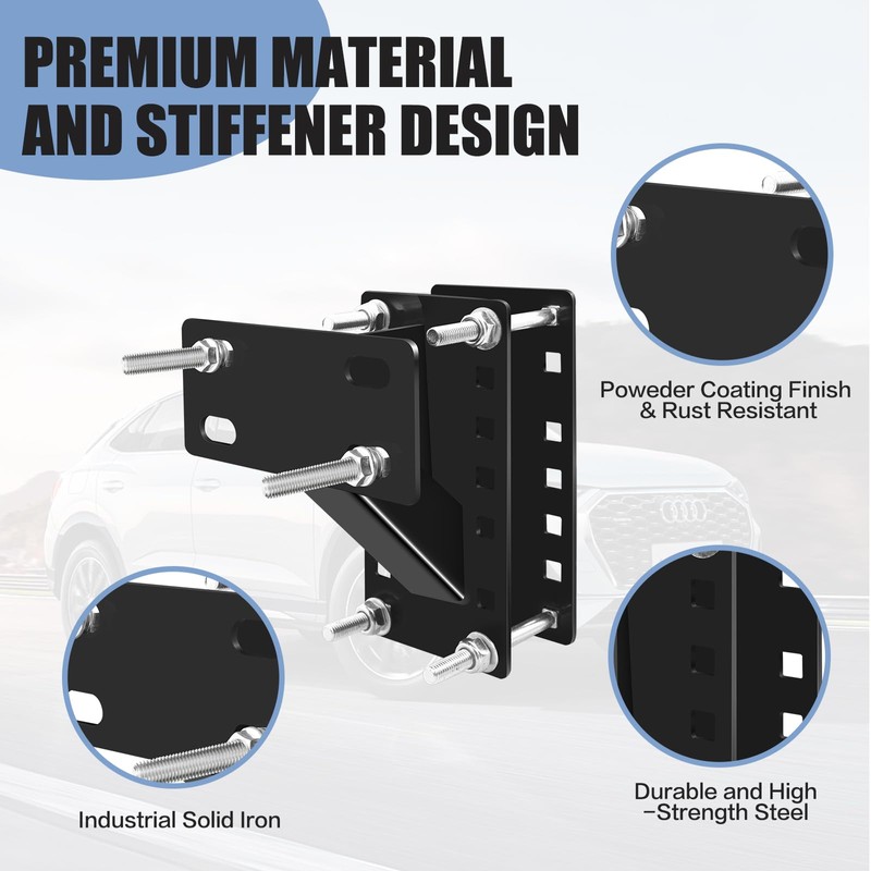 Spare Tire Mount, Universal Spare Tire Carrier Holder for Utility