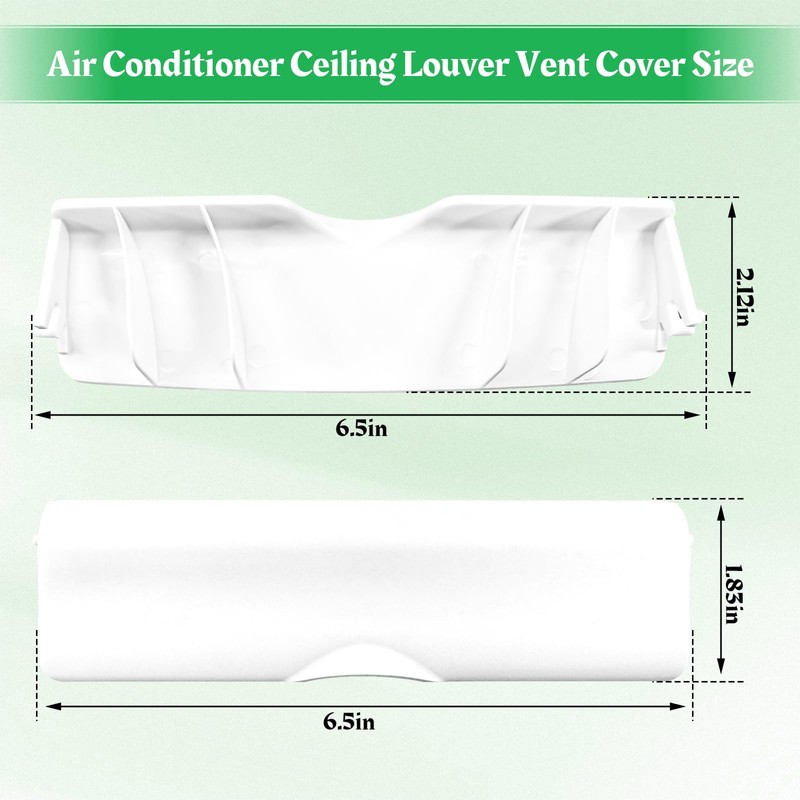 WPL 3315333.001 RV Air Conditioner Ceiling Louver Vent Cover Assembly
