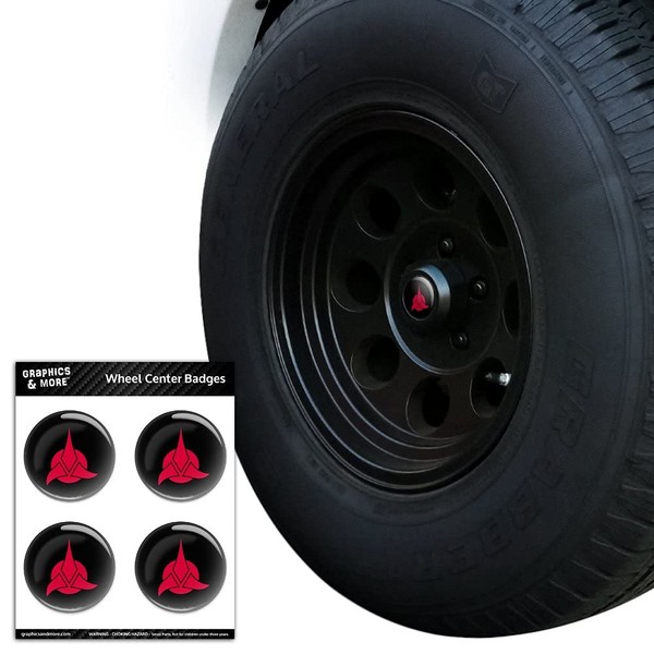 GRAPHICS & MORE Star Trek Klingon Shield Tire Wheel Center