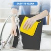 Mymonfif Tempered Glass Cutting Board for Kitchen, Black Glass Board