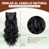 Extensiones De Cabello De Pelo Ondulado Cortinas Clip 6 Pzs
