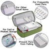 WEMATE Pencil Case, 5 Compartments, Large Capacity, Green
