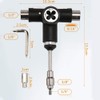 All-in-One Skateboard Tool, Multifunctional Portable T Tool Accessories with T