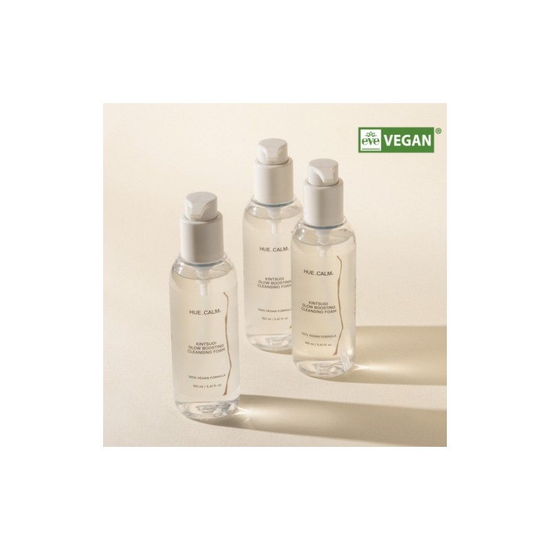 Hu:Kam Kintsugi Radiance Boosting Cleansing Foam 160ml / 휴캄 킨츠키