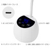 Tanosimi 硬化ライト ネイルライト コードレスジェルネイル USB充電式 360°調整可能 36ｗ 4段階タイマー 自動感知センサー UV