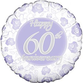 OAKTREE UK 228625 Oaktree 18" Happy 60th Anniversary