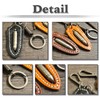 White Fang AZ171 Keychain, Keyring, Leather, Bullet, Cool, Retro Charm,