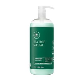 Tea Tree Hair and Body Moisturizer, Acondicionador sin Enjuague, Loción Corporal y Crema para Después de Afeitar, Para Todo Tipo de Cabello y Piel, 1 