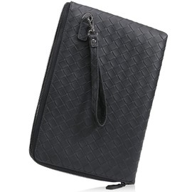 STREAM Top Stylist x Charisma Buyer Supervision Clutch Bag, Second Bag, L-Shaped Zipper, Men's, Women's, Weddings, Funerals, Parties, Formal, PU Leather, black b