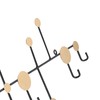 Wall Mounted Coat Rack Clothes Organizer Hooks Hanger for Hat