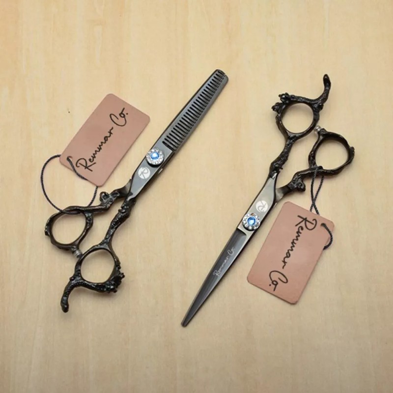 Remmar Co Set 2 Tijeras + Peines 6 Estilista Barbero