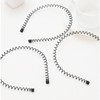 Thin basic spring wire headband face wash hair band face washing hair styling wire steel bangs swept back / 얇은 기본형 스프링 철사 머리띠 세안 헤어 밴드 세수 머리카락 스타일링 철사 스틸 앞머리넘기기 올백