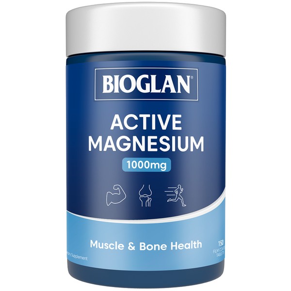 Bioglan Active Magnesium 1000mg Tablets 150