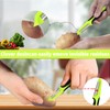 Potato Peeler, Stainless Steel Rotary Vegetable Peeler for Kitchen Fruits