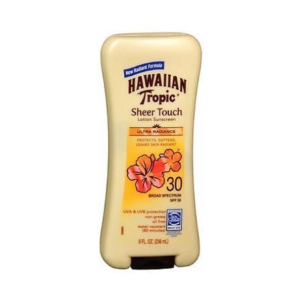 Hawaiian Tropic Sheer Touch Sunscreen Lotion Spf 30 8 o