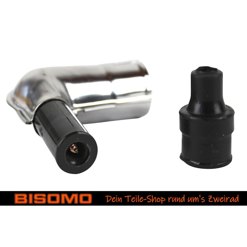 Spark Plug Plug, 5K Ohm, 90° Angled, Interference Proof for