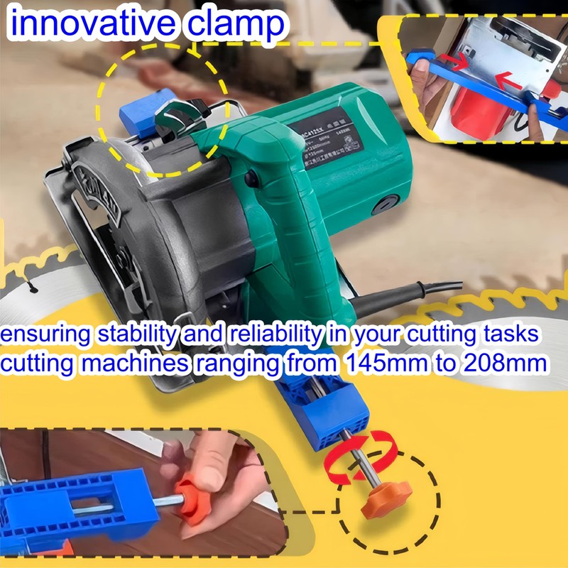 FeBohao Circular Saw Guide Adjustable Cutting Machine Base Guide Table