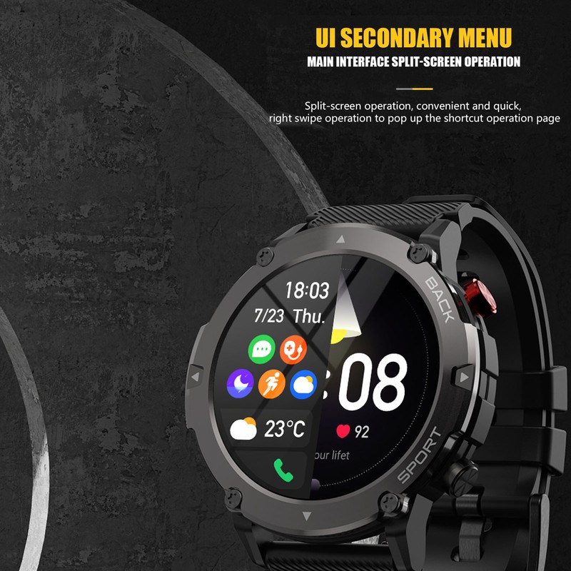 Outdoor Intelligent Watch Bluetooth Calling Men Fitness Wristwatch Electronic Watch