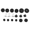 21Pcs Drum Cymbal Felt Pad Non Slip Instrument Accessory Replacement