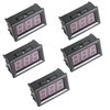 Artudatech 5pcs Dc5-120V 0.56" 2-Wire Digital Display Panel Voltmeter Bolt