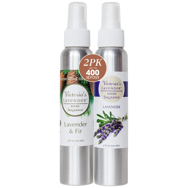 Victoria's Lavender Room Spray, All-Natural Home Atmosphere Spray, Essential Oil