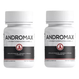 2packsuplemento Andromax L-arginina Y L-citrulina 30 Cap Sfn