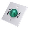 Door Release Button Stainless Steel 12‑24V Push to Exit NO