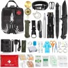 ASATechmed 150Pcs Outdoor Emergency Gear Survival Kit Camping Hiking Tactical