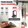 304 Stainless Steel Meat Chopper, Goldusk 10 Inch Heat Resistant