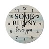 Some Bunny Loves You-5 Wooden Wall Clocks 10 Inch, Inspirational