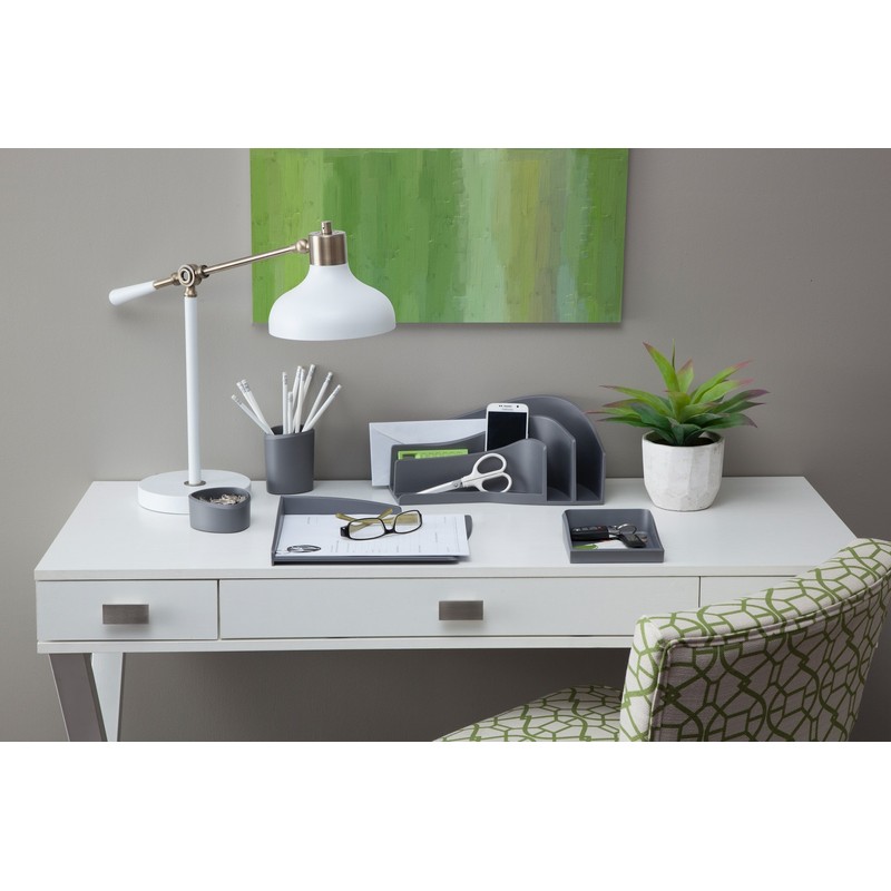 Silhouette Spaces Nook Desk Tray, 5.9" x 1.6" x 5.4",