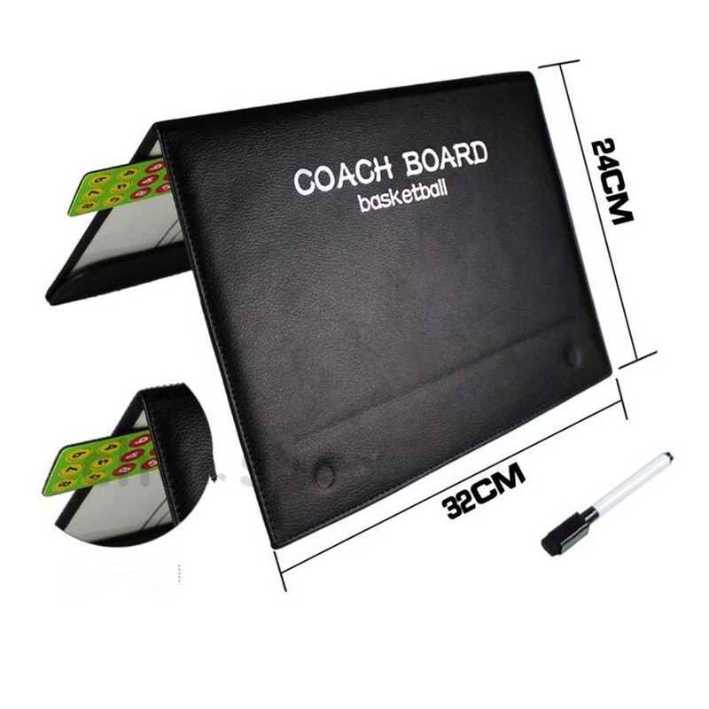 Folding Magnetic Basketball Coaching Board Basketball Coach Tactics Book