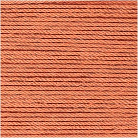 Ricorumi 25 g dk, colour: 68, papaya, fine cotton for crocheting amigurumi figures or pot holders.