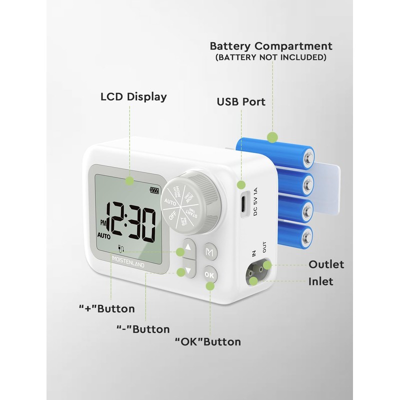 [2025 Upgraded] Automatic Watering System, 15 Potted Indoor Houseplants Support