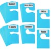 DMLNN 20 Pack White Clothing Rack Size Dividers Plus 45