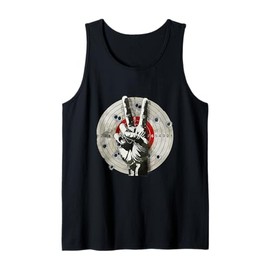 Peace Under Fire Tee–Statement Graphic Peace Sign and Target Tank Top