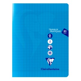 Clairefontaine 303161C - Pack of 5 Mimesys Notebooks 17 x 22 cm, 40 Sheets French Ruling 90 g and 40 Blank Sheets 125 g, Assorted Colours, 1 Pack
