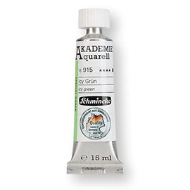 Schmincke Akademie® Watercolour Tube Paint, Pastel Icy Colours Special Colours, 15 ml Tube, 16 915 006 Icy Green, Fine Artist Watercolour Paints