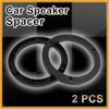 Partuto Auto Car Truck Black 6.5" Plastic Speaker Spacers 14mm